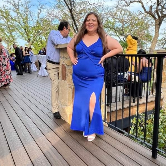 Royal blue dress - Picture 3 of 9